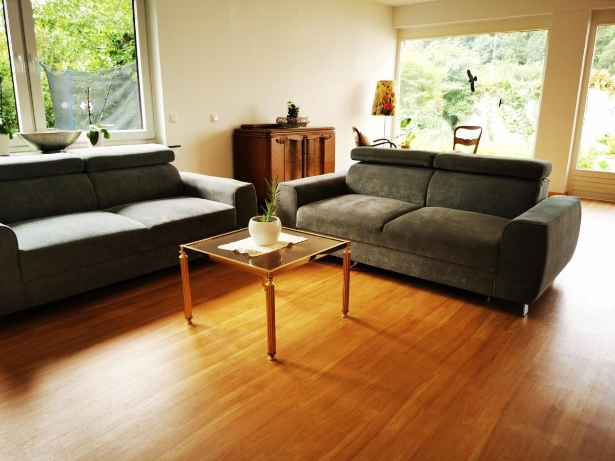 Charmantes Ferienhaus Casa Ella Mit Balkon Siegen Luaran gambar